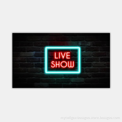 wholesale china factory price custom live show neon light sign